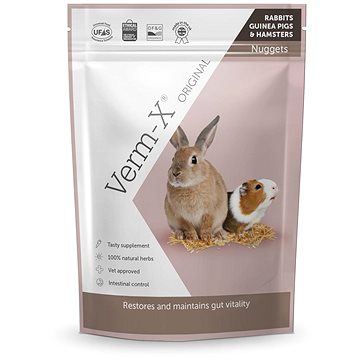 

Verm-X Přírodní nugetky proti střevním parazitům pro hlodavce 180 g