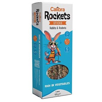 

Calibra Rockets Sticks Rabbits & Rodents Vegetables 120 g