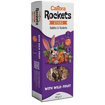 

Calibra Rockets Sticks Rabbits & Rodents Wild fruit 120 g