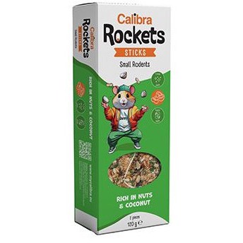

Calibra Rockets Sticks Small rodents Nuts & Coconut 120 g