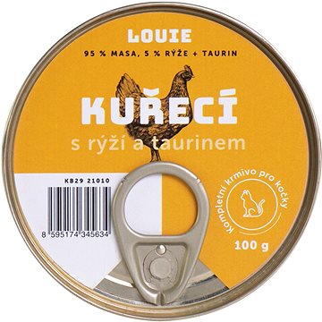 

LOUIE kuřecí s rýží a taurinem 100 g