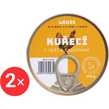 

LOUIE kuřecí s rýží a taurinem 2 × 100 g
