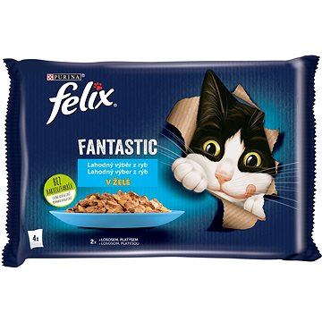 

Felix Fantastic s lososem a platýsem v želé 4 x 85 g