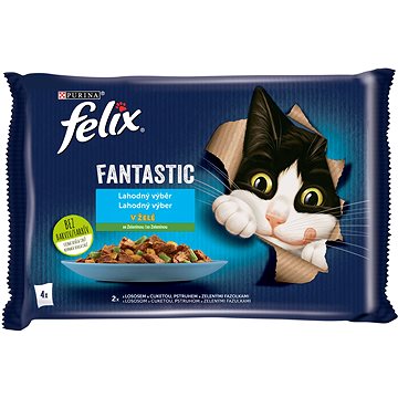 

Felix Fantastic s lososem a cuketou, s pstruhem a zel.fazolemi 4 x 85 g