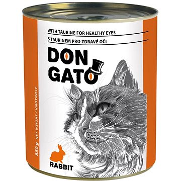 

Don Gato Konzerva pro kočky s králičím 850 g