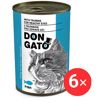 

Don Gato Konzerva pro kočky s rybou 6 × 415 g