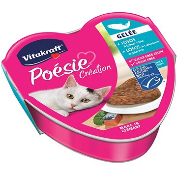 

Vitakraft Cat mokré krmivo Poésie Création losos a špenát 85g