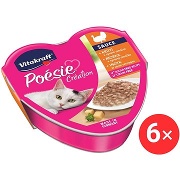 

Vitakraft Cat mokré krmivo Poésie Création krůta a sýr 6 × 85 g