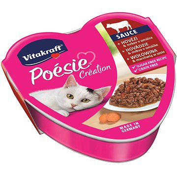

Vitakraft Cat mokré krmivo Poésie Création hovězí a mrkev 85g
