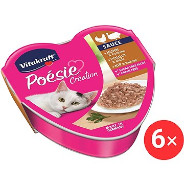 

Vitakraft Cat mokré krmivo Poésie Création kuře a krůta 6 × 85 g
