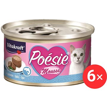 

Vitakraft Cat mokré krmivo Poésie Mousse losos 6 × 85 g