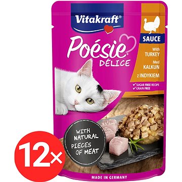 

Vitakraft Cat mokré krmivo Poésie Délice krůtí 12 × 85 g