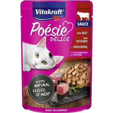 

Vitakraft Cat mokré krmivo Poésie Délice hovězí 85g