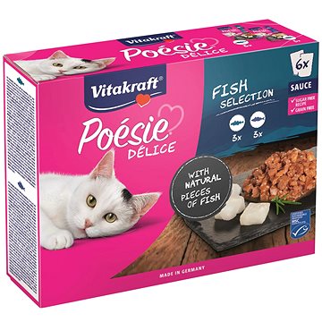 

Vitakraft Cat mokré krmivo Poésie Délice Multipack rybí 6 × 85g