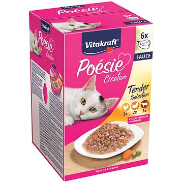 

Vitakraft Cat mokré krmivo Poésie Création Multipack v omáčce 6 × 85g