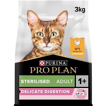 Pro Plan Cat Sterilised Optirenal s kuřetem 3 kg - Granule pro kočky
