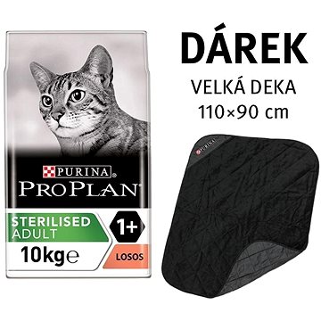 Pro Plan Cat Sterilised losos 10 kg + deka  - Granule pro kočky