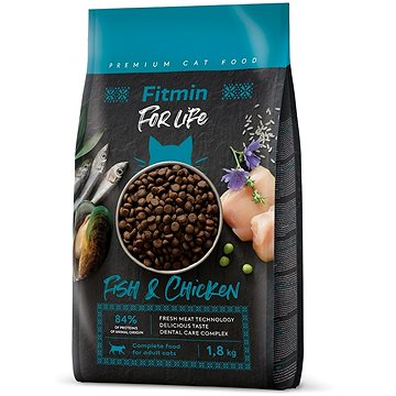 

Fitmin For Life Cat Adult Fish and Chicken 1,8 kg