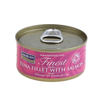 

Fish4Cats Konzerva pro kočky Finest tuňák s lososem 70 g