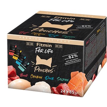 

Fitmin For Life Kapsičky pro kočky multipack 24 × 85 g