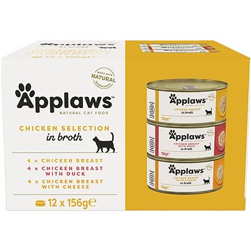 

Applaws konzerva Multipack Kuřecí výběr 12 × 156 g