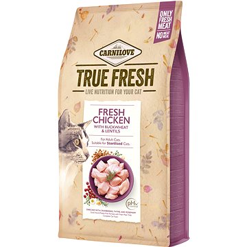 

Carnilove True Fresh Granule pro kočky s čerstvým kuřecím 1,8 kg