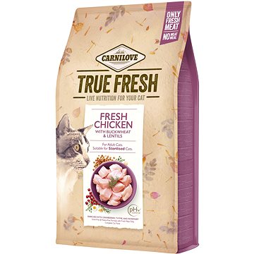 

Carnilove True Fresh Granule pro kočky s čerstvým kuřecím 4,8 kg