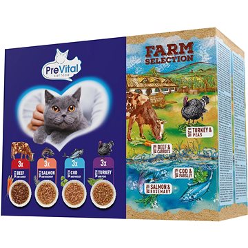 

PreVital Farm Selection mix masa a ryb 12 × 85 g