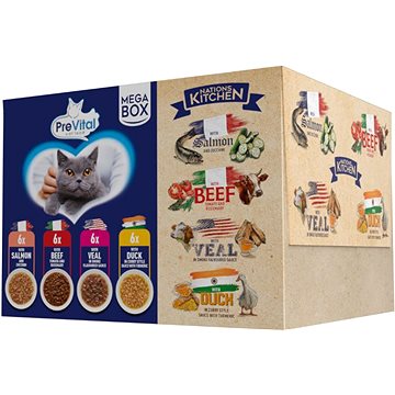 

PreVital Nation's Kitchen masový mix v národních recepturách 24 × 85 g