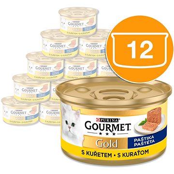 

Gourmet Gold paštika s kuřetem 12 x 85 g