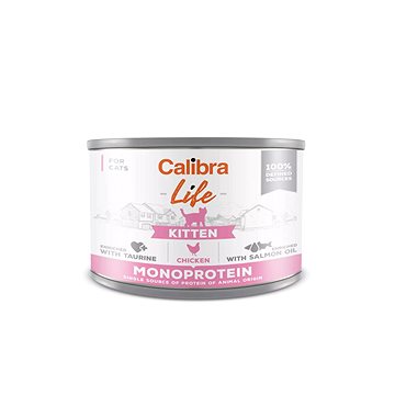 

Calibra Cat Life konzerva pro koťata s kuřecím 200 g