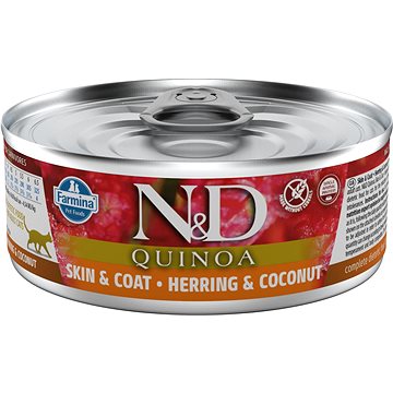 

N&D Quinoa Cat Adult Herring & Coconut 80 g