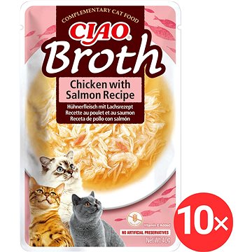 

Ciao Churu Cat Broth Vývar kuřecí a lososová receptura 10 × 40 g