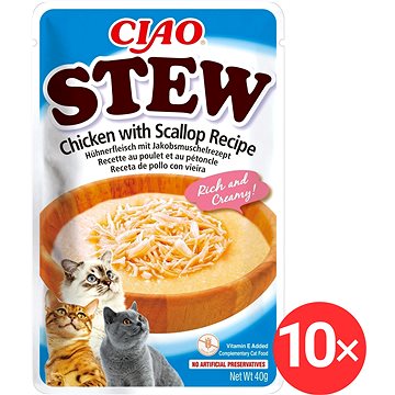 

Ciao Churu Cat Stew kuřecí a hřebenatková receptura 10 × 40 g