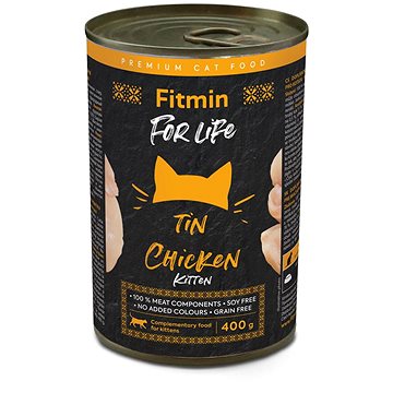 

Fitmin for Life Kuřecí konzerva pro koťata 400 g