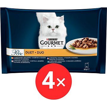 

Gourmet Perle Duo multipack masový výběr 4 × 85 g 4 ks