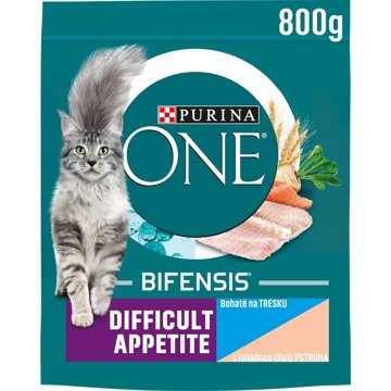 

Purina ONE Difficult Appetite treska a pstruh 800 g