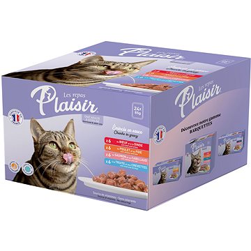 

Plaisir cat XXL MULTIPACK MIX chutí 24 × 85 g