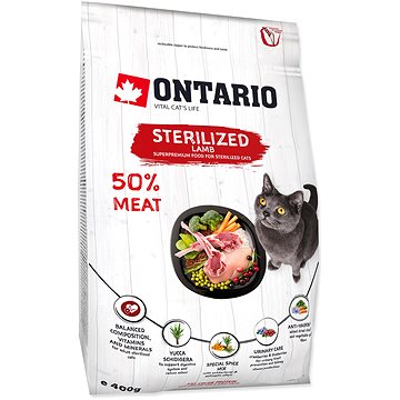 

Ontario Cat Sterilised Lamb 0,4 kg