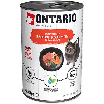 

Ontario Konzerva hovězí paté s lososem 400 g