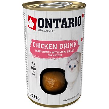 

Ontario Drink Kitten Vývar pro koťata kuřecí 135 g
