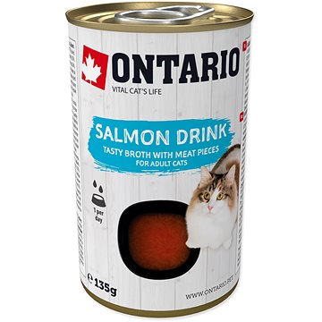 

Ontario Drink Vývar pro kočky lososový 135 g