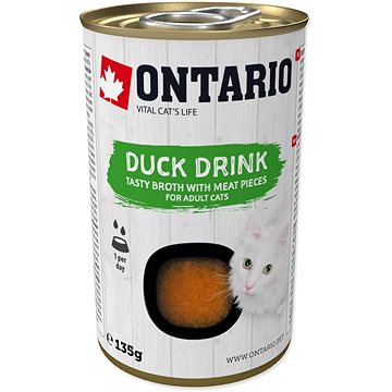 

Ontario Drink Vývar pro kočky kachní 135 g
