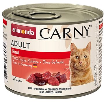 

Animonda konzerva pro kočky Carny Adult hovězí 200 g