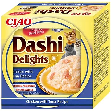 

Ciao Dashi Delights kuře s tuňákem 70 g