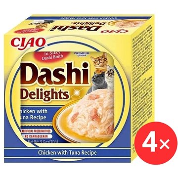

Ciao Dashi Delights kuře s tuňákem 4 × 70 g