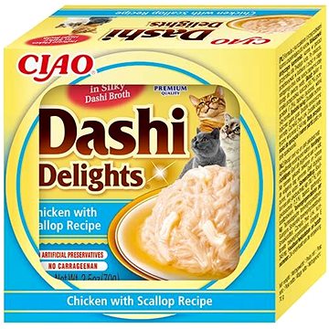 

Ciao Dashi Delights kuře s hřebenatkou 70 g