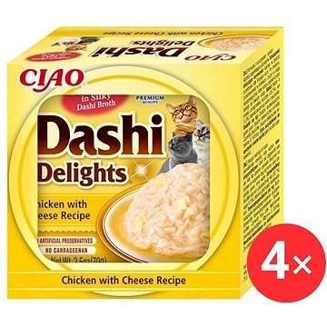 

Ciao Dashi Delights kuře se sýrem 4 × 70 g