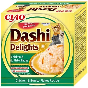 

Ciao Dashi Delights kuře a vločky z tuňáka pruhovaného 70 g