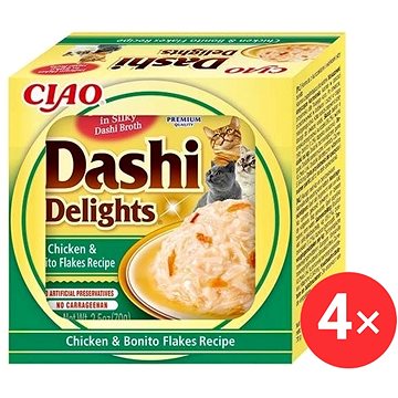 

Ciao Dashi Delights kuře a vločky z tuňáka pruhovaného 4 × 70 g